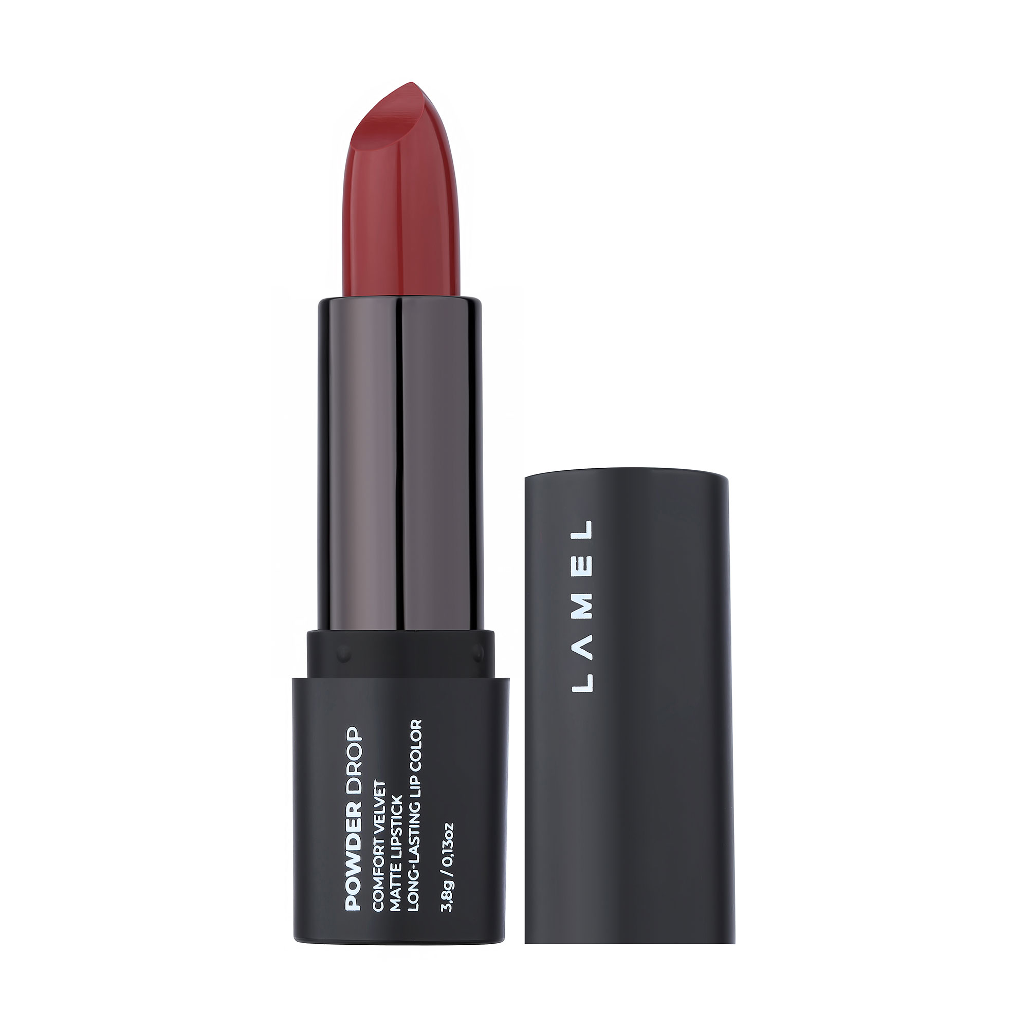 Матова помада для губ LAMEL Make Up Powder Drop Matte Lipstick 401, 3.8 г